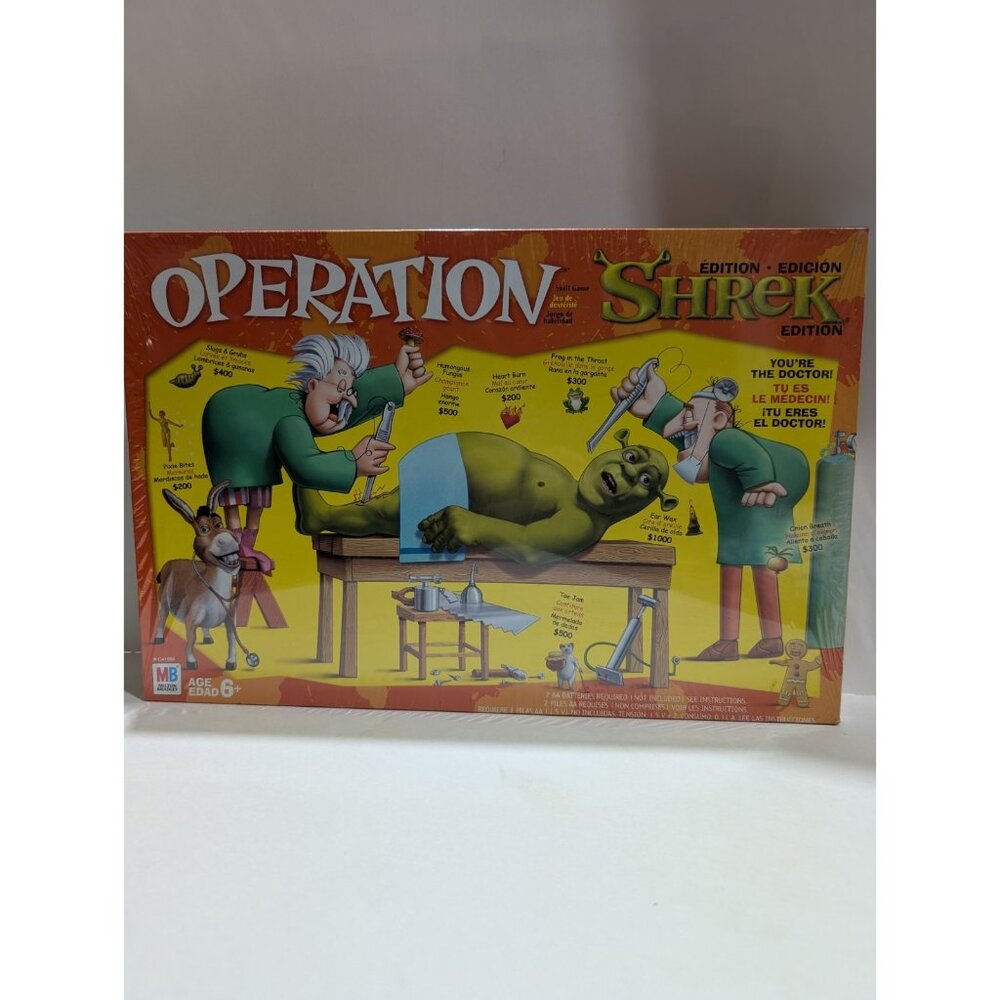 2004 Operation Shrek Edition by Milton Bradley Hasbro BRAND NEW SEALED